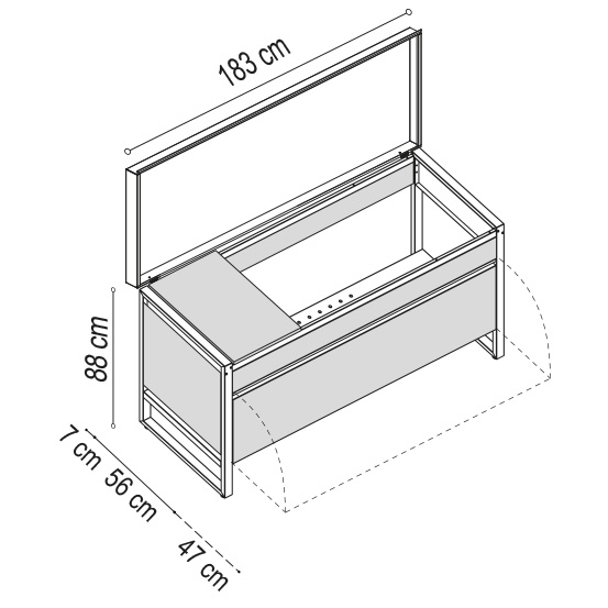 Plaque induction Oasi Planet 2 foyers + capot de protection inox